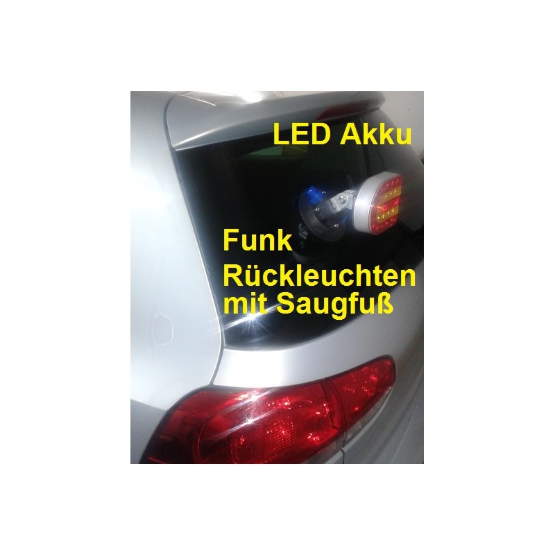 Funk LED Anhängerbeleuchtung mit LiOn Akku