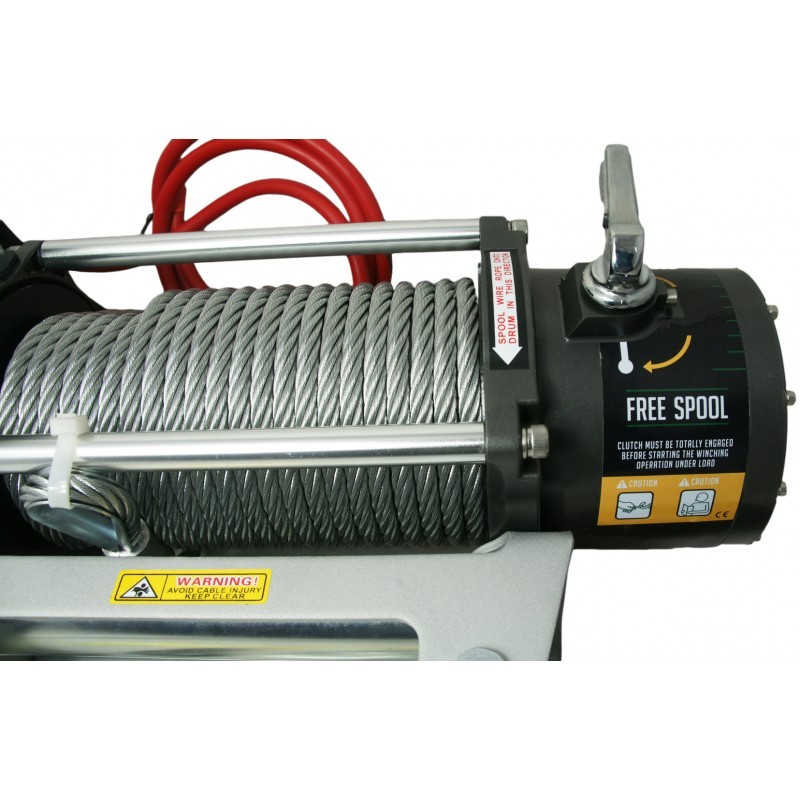12V Seilwinde mit Textilseil Funkfernbedienung 2722 kg Zugkraft 12V Seilwinde mit Textilseil Funkfernbedienung 2722 kg Zugkraft