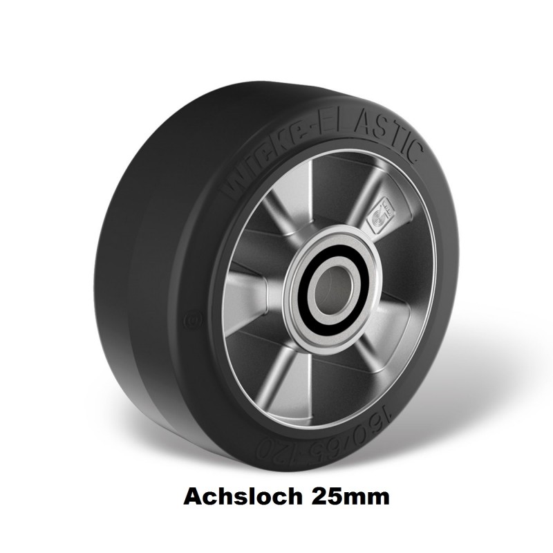 Hubwagenrolle PU 80x60mm - Ersatzrad Mit Kugellager Für Gabelhubwagen