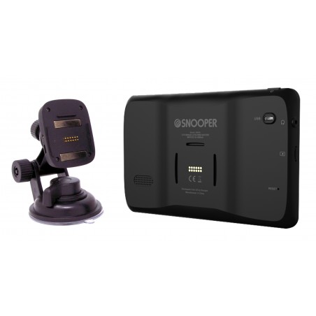 Navitech in Car Dashboard Friction Mount - Compatible with Snooper TRUCKMATE S6900 Plus/PRO 7 Sat Nav